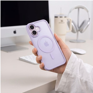 Tech-Protect BasicMag MagSafe dėklas, skirtas iPhone 17 – matinis alyvinis