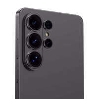 "Benks" grūdinto stiklo stiklas "Warrior Lens Protector" apsauginis stiklas kamerai, skirtas "Samsung Galaxy S26 Ultra" (objektyvas 5 vnt.), juodas