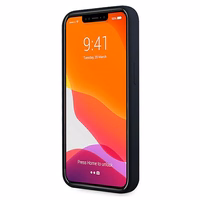 Mercedes silikoninis linijos dėklas telefonui iPhone 13 mini – tamsiai mėlynas