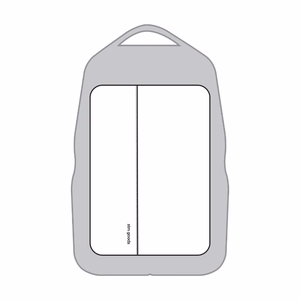 STM Origin įmautės tipo dėklas, skirtas 14 col. MacBook Pro ir daugumai 14 col. nešiojamųjų kompiuterių, ledynų mėlynos spalvos