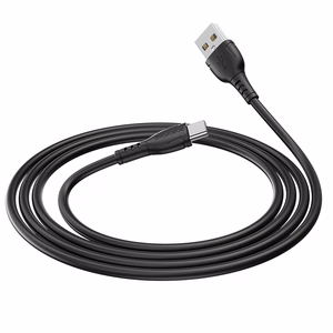 Borofone Kabelis BX51 Triumph - USB į Type C - 3A 1 metras juodas