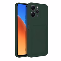 Kortelių dėklas telefonui XIAOMI Redmi 12 4G žalias