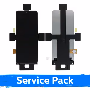LCD Display Compatible With Samsung F721 Flip 4 (INNER) Black (Service Pack) (NF version)