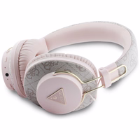 Guess Triangle Logo Bluetooth ENC ausinės ant ausų rožinis