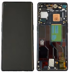 LCD screen Oppo Reno5 Pro 5G with touch screen with frame Black original (used Grade C)