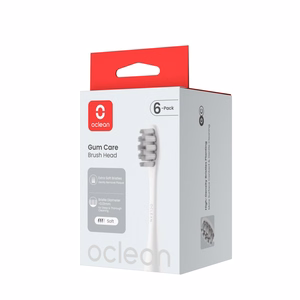 Oclean Professional Gum Care šepetėlių galvutės 6 vnt. W06, baltos