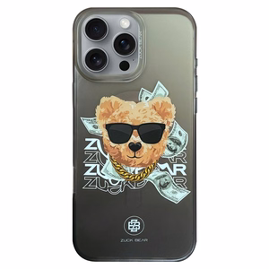 ZUCK BEAR HAROLD IPHONE 16 PRO MAX JUODAS