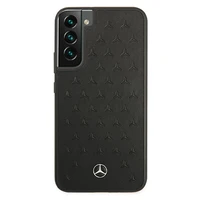 Mercedes odinis Stars Pattern dėklas Samsung Galaxy S22+ - juodas