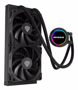 GENESIS NLG-2318 Kompiuterio aušinimo sistema Procesorius Universalusis skystinis aušintuvas Juoda