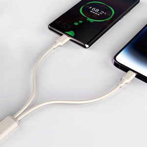 Dudao L7SCL USB-C - Lightning kabelis 30W 2m - smėlio spalvos