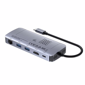 UNITEK aktyvus USB-C šakotuvas 10Gbps, M.2, HDMI, PD 100W