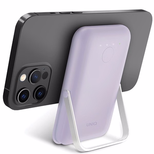 Magnetinė išorinė baterija Uniq Hoveo 5000mAh USB-C 20W PD (violetinė)