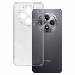 Itin plonas 1mm dėklas telefonui Oppo Reno 12F 5G permatomas