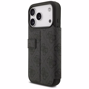 GUESS book case for IPHONE 17 Pro GUBKP17L4GMGGR (PU 4G Metal Logo) black