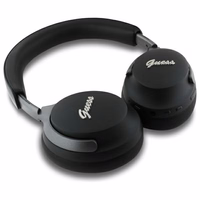 Guess Bluetooth ANC ausinės GUBHC22PSFCSMK juodos metalinis užrašo logotipas