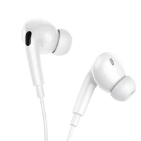 Borofone Earphones BM100 Pro Fuente with microphone Type C (DAC) white