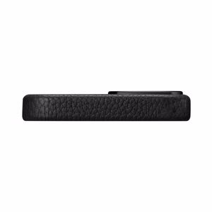 Чехол iCarer Litchi Premium Leather для iPhone 14 Plus магнитный кожаный с MagSafe чёрный