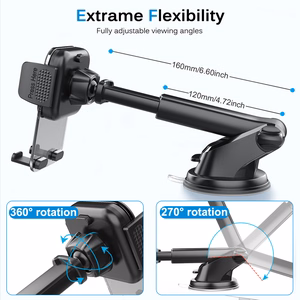Blavec Car holder BH-07 to windshield / dashboard (BH07-WSB) black