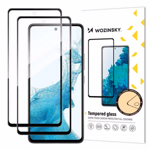 Wozinsky Full Glue Grūdintas stiklas Samsung Galaxy S26 Plus Compatible with Fingerprint Reader 2 pcs.