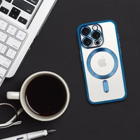 Metalinis Magsafe dėklas iPhone 17 Pro Max mėlynas