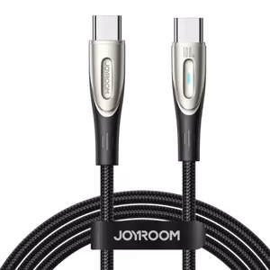 Joyroom Star-Light Series SA27-CC5 кабель USB-C USB-C 100W 1.2м - чёрный
