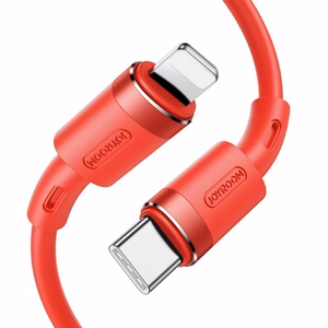 USB laidas Joyroom S-1224N9 raudonas Type-C / Lightning 120cm (iki 20W)