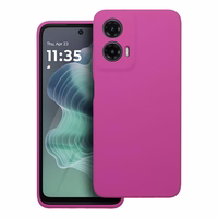 Silikoninis 2mm dėklas telefonui MOTOROLA G35 5G, rožinis