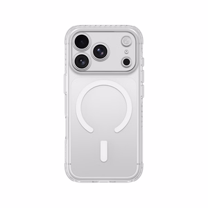AmazingThing Titan Pro Lens dėklas, skirtas iPhone 18 Pro Max, su kameros apsauga ir dirželio tvirtinimu, suderinamas su MagSafe – spalva: skaidri