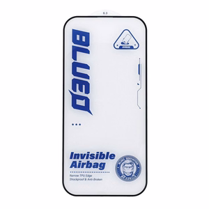 5D Mr. Monkey Glass apsauginis stiklas, skirtas Apple iPhone 18 Pro Max, 3D Invisible Airbag Anti-broken, spalva – juoda