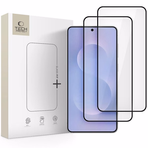 Tech-Protect Glass Fit+ 2 vnt. grūdintas stiklas Samsung Galaxy S25 Edge - Skaidrus