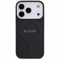 Guess Classic Logo Magnetinis dėklas telefonui iPhone 17 Pro - juodas