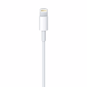 Apple MXLY2ZM/A „Lightning“ kabelis 1 m Balta