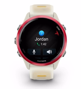 Garmin Forerunner 570 – GPS išmanusis laikrodis, AMOLED, 42 mm, rožinis / baltas