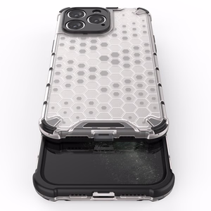 Korinio rašto dėklas telefonui iPhone 14 Pro Max šarvuotas hibridinis juodas