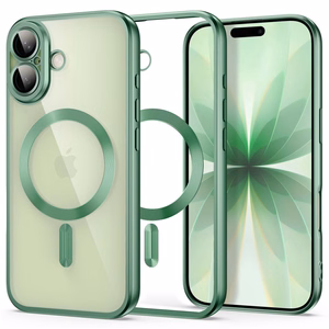 Tech-Protect MagFlex dėklas, skirtas iPhone 17, matinis žalias