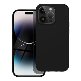 SILIKONINIS dėklas telefonui IPHONE 14 Pro juodas