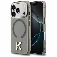 Karl Lagerfeld IML K Head Logo MagSafe Dėklas for iPhone 17 Pro - juodas