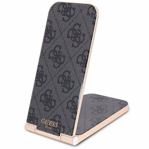 Guess 4G Pattern MagSafe складное 2 в 1 15W индуктивное зарядное устройство - чёрный