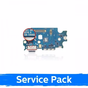 Krovimo lizdas skirtas Samsung S906 S22 Plus su lanksčiąją jungtimi / plata (Service Pack)