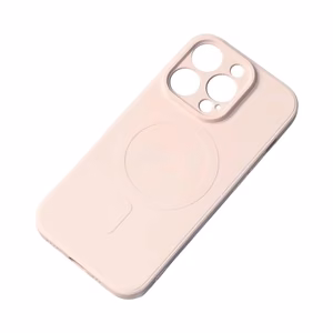 Силиконовый чехол с MagSafe для iPhone 16e / 17e - розовый