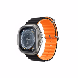 "Devia" dirželis "Deluxe Sport6", skirtas "Apple Watch" 38mm/ 40mm/ 41mm/ 42mm juodai oranžinis