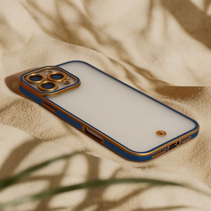 Silky Gold dėklas telefonui iPhone 17 Air 6,6" mėlynas