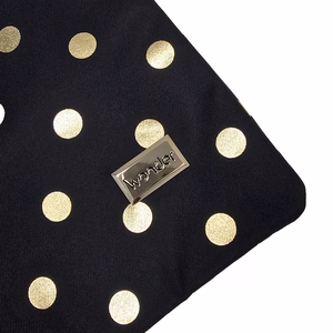 Pirkinių krepšys Wonder raštas 2 auksinis su taškeliais