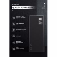 Išorinė baterija WK Design "WP-121" juoda 20000mAh