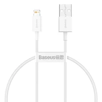 Baseus Superior USB - Lightning kabelis 2.4A 0.25 m baltas (CALYS-02)