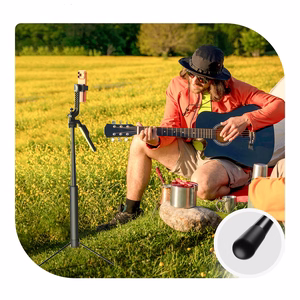 Asmenukių lazda Orico SPM170 trikojis 1/4 colio telefono kamerai Bluetooth 5.2 - juoda