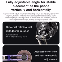 FORCELL F-GRIP IronSecure magnetinis automobilio laikiklis priekinio stiklo / prietaisų skydelio juodas