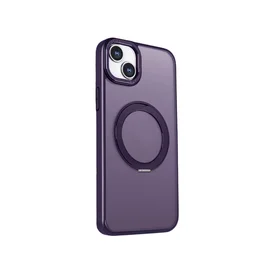 Mag Ring Rotating dėklas telefonui iPhone 13 6,1" violetinis