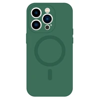 TEL PROTECT magnetinis silikoninis dėklas telefonui Iphone 14 žalias