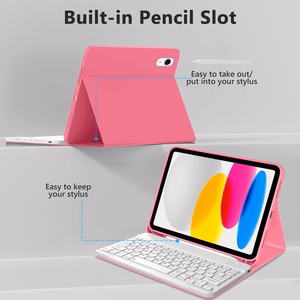 Tech-Protect SC Pen dėklas iPad 10.9 colių 10 / 2022 / 11 colių 11 / 2025 rožinis